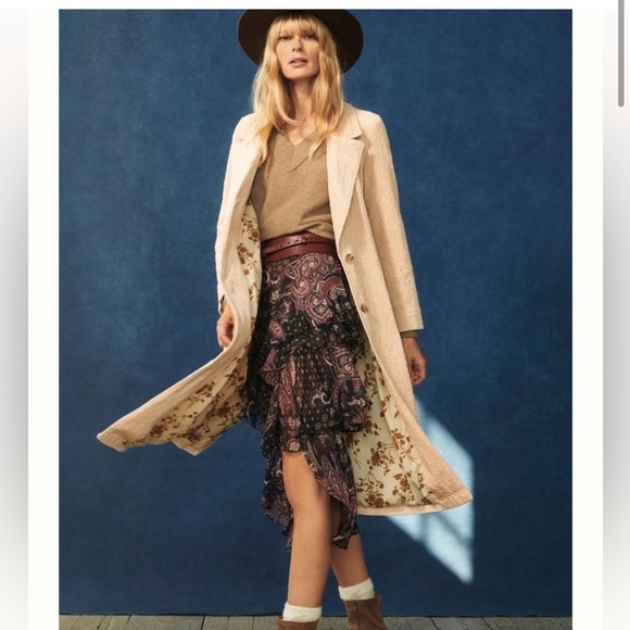 Anthropologie Corduroy Duster Jacket NWT sz 14 - Picture 4 of 13